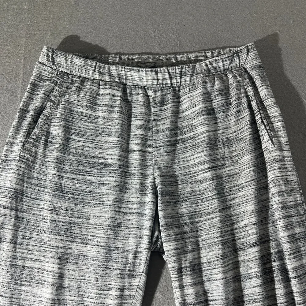 Banana Republic Women’s Gray Marled Ankle Zip Joggers Size M